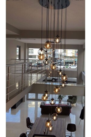 70 cm MODERN CHANDELIER WITH 20 PENDANT LAMPS kafkas276 - TREND