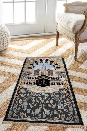 70 x 120 cm Süet Taban Seccade - Kabe - Pilloveland