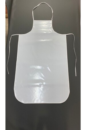 70x120 Cm Large Size White Waterproof PVC Dishwasher Kitchen Butcher Apron 22ANTÖNLK01 - ANTİSAL