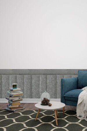 70x35cm 0-25 m2 Self-Adhesive Anthracite Wooden Self-Adhesive Flexible Wall Panel - Bien Home