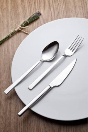 72 Piece Fork Spoon Set for 12 Persons Original 3 Mm sep002 - Eylül