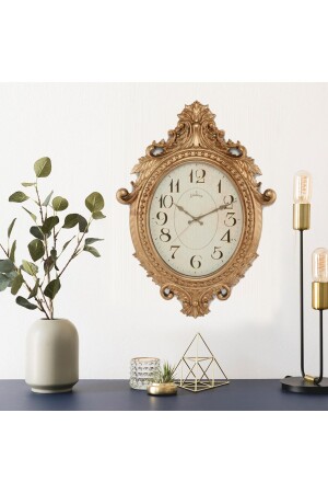 731-a Classic Wall Clock - Gold - 54x73 Cm Fma07232 HOME12470 - Galaxy