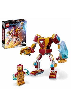 منز مارفل رجل الحديد الروبوت الدروع 76203 مجموعة البناء (130 قطعة) TYC00371928226 - LEGO