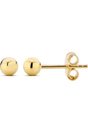 8 Carat Gold Ball Earrings 0-60gr 3mm - Arslantaş 1989