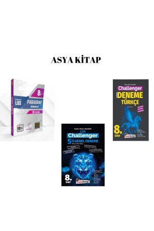 8. CLASS LGS PARAGRAPH TRIAL AND KAFADENGİ BROADCAST CHALLENGER 5-PILE GENERAL TRIAL AND TURKISH TRIAL - Karekök Yayınları