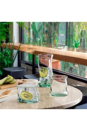 8 Piece Aware Collection Recycle Water and Soft Drink Set 420224-420928 Fma05001 Fma05002 UPBND00865 - Paşabahçe