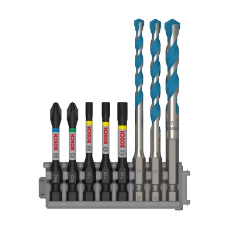 8-piece drill and bit set BOSCH Impact Control, Hex-9 MC - Bosch Accessories