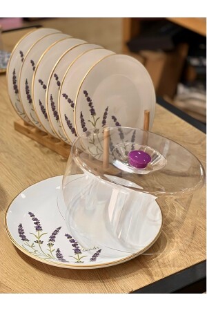 8 Piece Lavender Cake Set AlperHLvndr - CARMEN SOFT paris