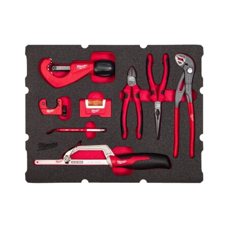 8-piece plumber's set for MILWAUKEE Packout drawer - Milwaukee Packout