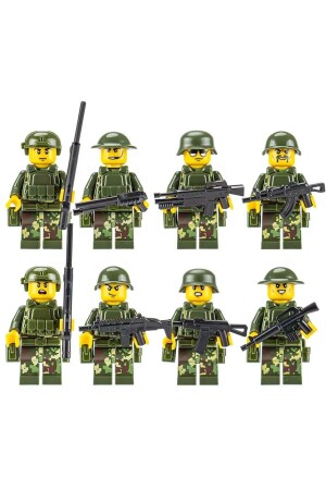 8 Piece Soldier Set Lego Compatible Same as the Image 66))! - marimari