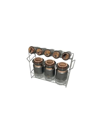 8-Piece Spice Set Gray Dc. en-3759 LVN-19538 - Rossel Premium