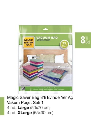 8-Piece Vacuum Bag Set-1 - Magic Saver Bag