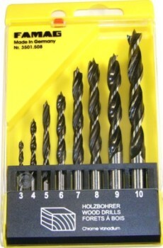 8-piece wood drill set FAMAG - Famag