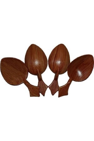 8 Pieces of Wooden Game Spoon Demonstration and Game Spoon Short Wooden Spoon - Happyland