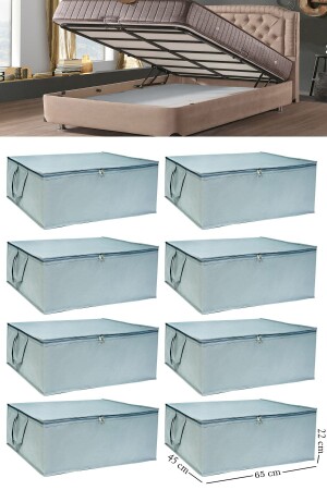 8 Pieces - Sofa Bed Base Type Storage Storage Storage Bag Under Base 65 X 45 X 22 Cm - Ekici Home Textile