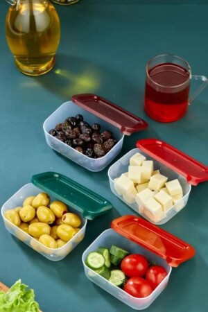 8 Pieces Storage Container with Leak Proof Lid Snack Breakfast Picnic Travel Food Container 300ML LGY-00554 - LaGabya