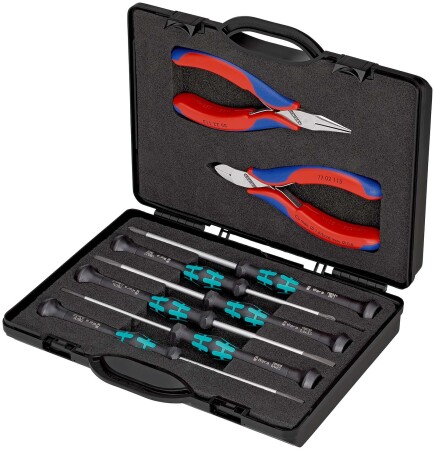 8-teiliges Elektriker-Zangen- und Schraubendreher-Set KNIPEX 002018 - Knipex