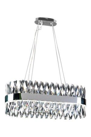 8010-80 Chrom YM LED-Kristall-Kronleuchter 8010-80x35 YM KR - Eray Aydınlatma