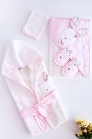 826 Baby Girl Cotton Bathrobe Set TXA1C9E7D72314 - Gaye