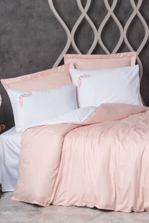 مـنـز-إليـت ساتين غطاء غطاء مزدوج ملينـدا وردة 8680108068526 - Cotton Box