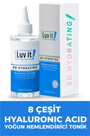 8D Intensive Moisturizing Hyaluronic Acid Tonic L114 - Luv it!