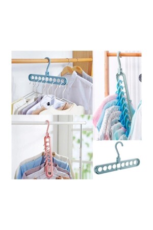 9-Eye Space Saving Multiple Closet Organizer Magic Hanger - Pirilti