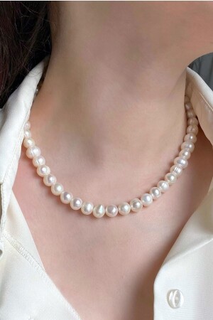 9 Mm Pearl Necklace 9mmincikolye - EDLIKE