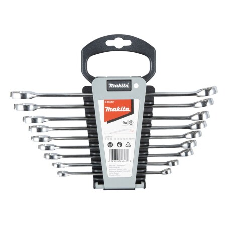 9-piece combination wrench set MAKITA B-65539 - Makita Accessories