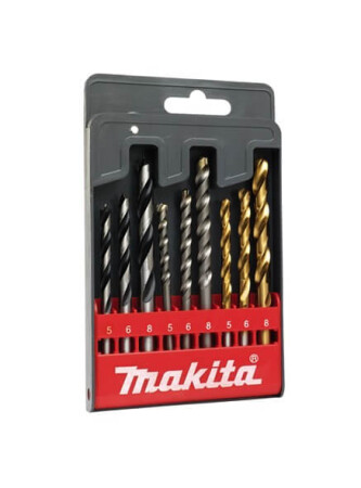 9-piece drill bit set MAKITA 5/6/8mm - Makita Accessories