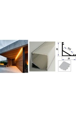 90 Degree Corner LED Profile SPL 000013 - SPL