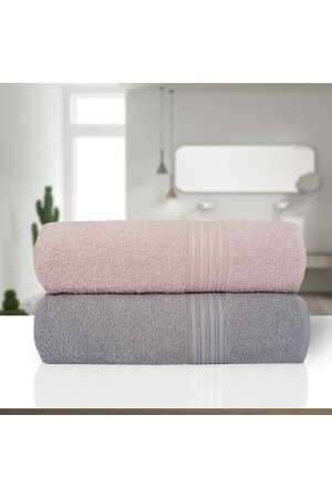 90x150cm Mega Large Size 100% Cotton 2 Pieces Bath Towel Ultra Soft Dowry Holder - Home Mod Store
