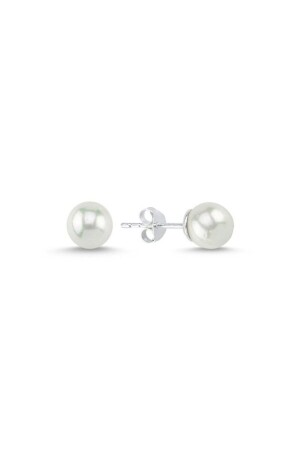 925 Ayar Gümüş 7mm İnci Küpe - Set