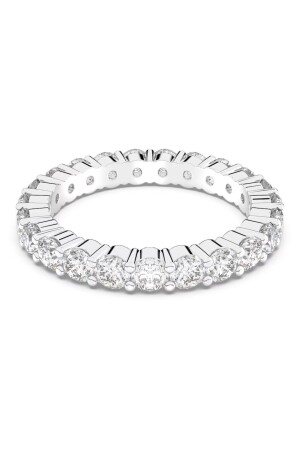 925 Ayar Gümüş Swarovski Taşlı Tam Tur Kadın Yüzük Özel Seri - Swarovski