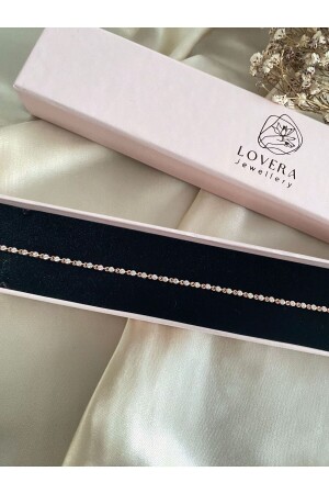 مقعد من النقل المياه من النقل الروزي الذهب - 925 سبرلينغ الفضة - Lovera Jewellery