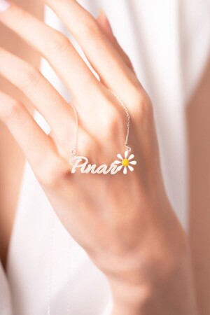 925 Sterling Silver Daisy Necklace MIALS127 - Mialosi