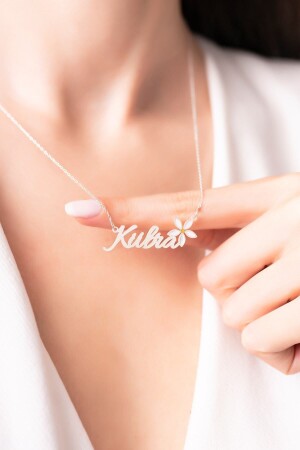 925 Sterling Silver Flower Design Necklace MIALS105 - Mialosi
