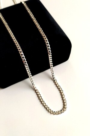 925 Sterling Silver Gourmet Chain 3 Mm 60 Cm PRY-GMS-0194 - Piraye Silver