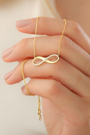 925 Sterling Silver Infinity Necklace 6741 - SILVANO