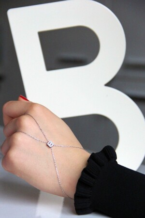 925 Sterling Silver Letter B Shahmaran - 45064301 - Argentum Concept