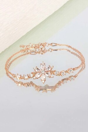 925 Sterling Silver Narcissus Flower Bracelet - Else Silver
