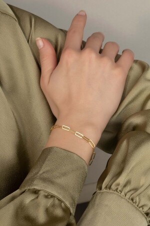925 Sterling Silver Paperclip Chain Bracelet - Else Silver