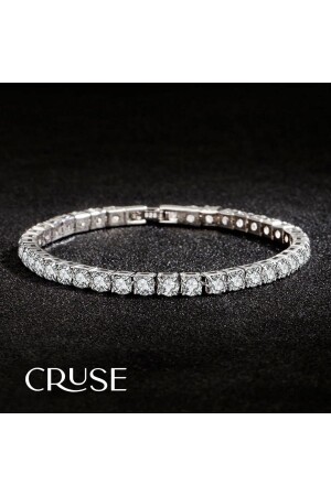925 Sterling Silver Swarovski Crystal Stone Waterway Bracelet Special Series - Cruse