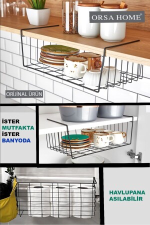 942 Kangaroo Shelf Matte Black - Orsa Home
