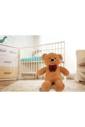 95 Cm Peluş Ayıcık Hediyelik Ayı (%100 YERLİ) Pembe 95cm 13012031 - junibee