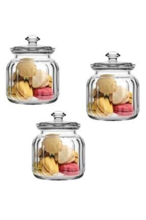 96374 Viva Glasgefäß-Aufbewahrungsbehälter 3 Stück 900 cc 019oa 96374-3 - Paşabahçe