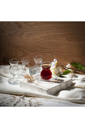 96575 Ethnisches 12-teiliges Teeservice EVIDEA11462 - Paşabahçe