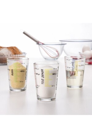 97420 Tumbler Arda Türkmen Measuring Cup Set - 200 ml EVİDEAPCS164 - Paşabahçe