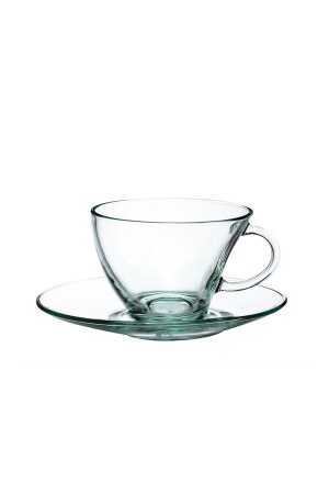 98396av Penguin Set of 4 Tea-Nescafe Cups Water Green - Paşabahçe