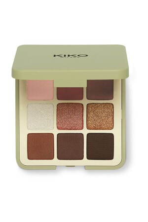 9'lu Far Paleti - New Green Me Eyeshadow Palette 101 Cool Spice - Kiko
