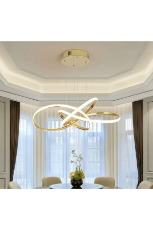 A Imported Product Modern Pendant Lamp Power Led Chandelier Concept Product Gold Yellow Led Chandelier burenze3 - burenze